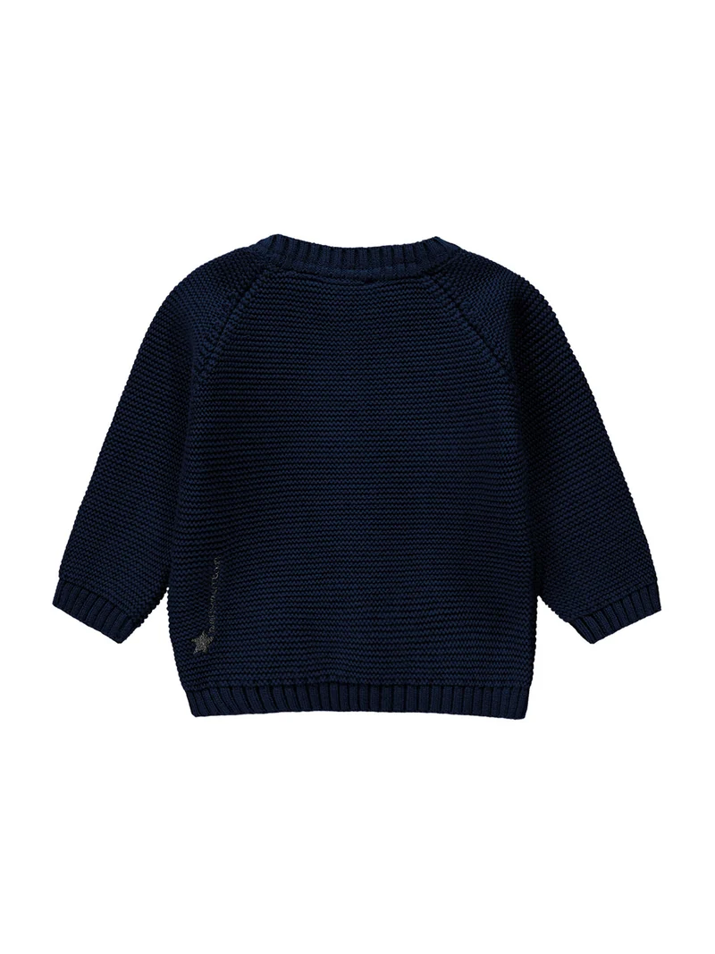 Strickjacke Blau