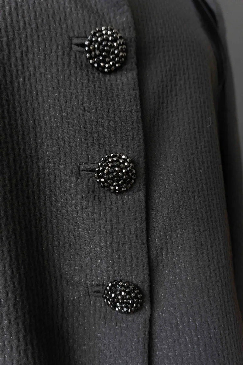Vintage Giorgio Armani Blazer Schwarz, M–L