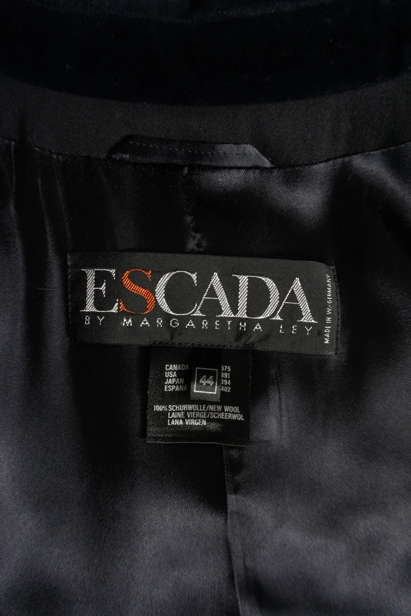 Vintage Escada Blazer Navy, L–XL