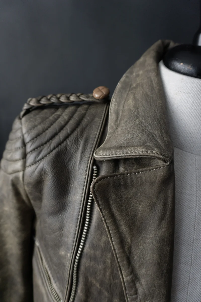 Vintage Biker Lederjacke Louis