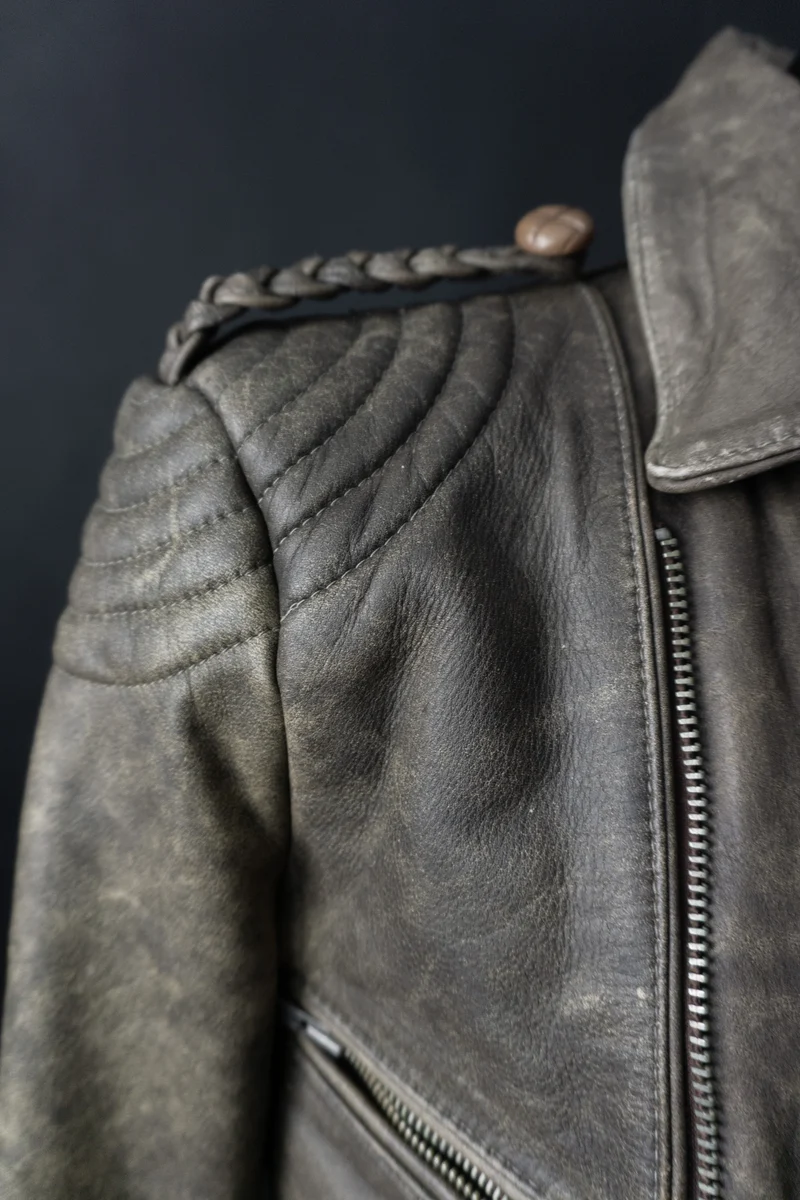 Vintage Biker Lederjacke Louis