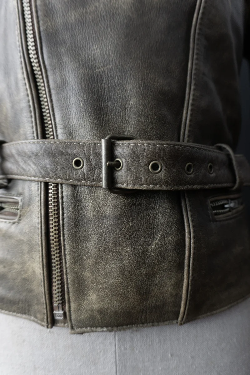 Vintage Biker Lederjacke Louis