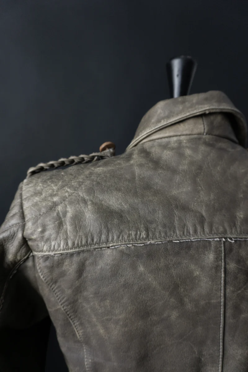 Vintage Biker Lederjacke Louis
