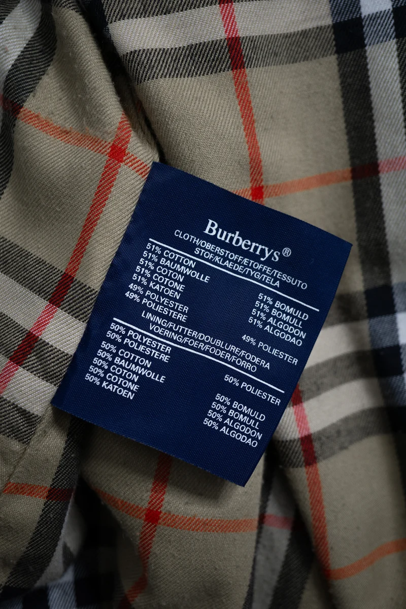 Vintage Burberry Trenchcoat – Klassiker mit Nova Check