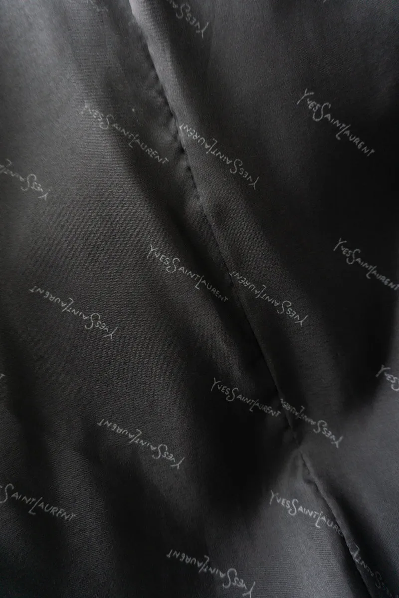 Vintage Yves Saint Laurent Pullover aus Leder