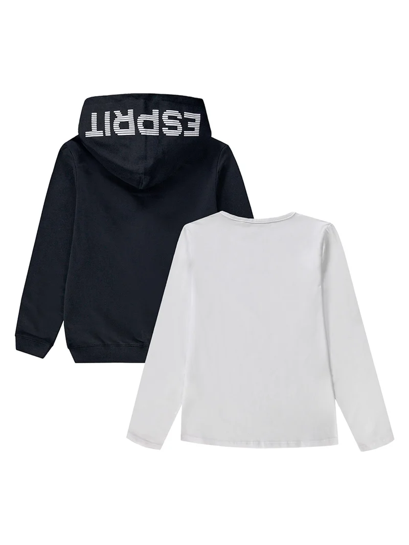 Sweatjacke Schwarz