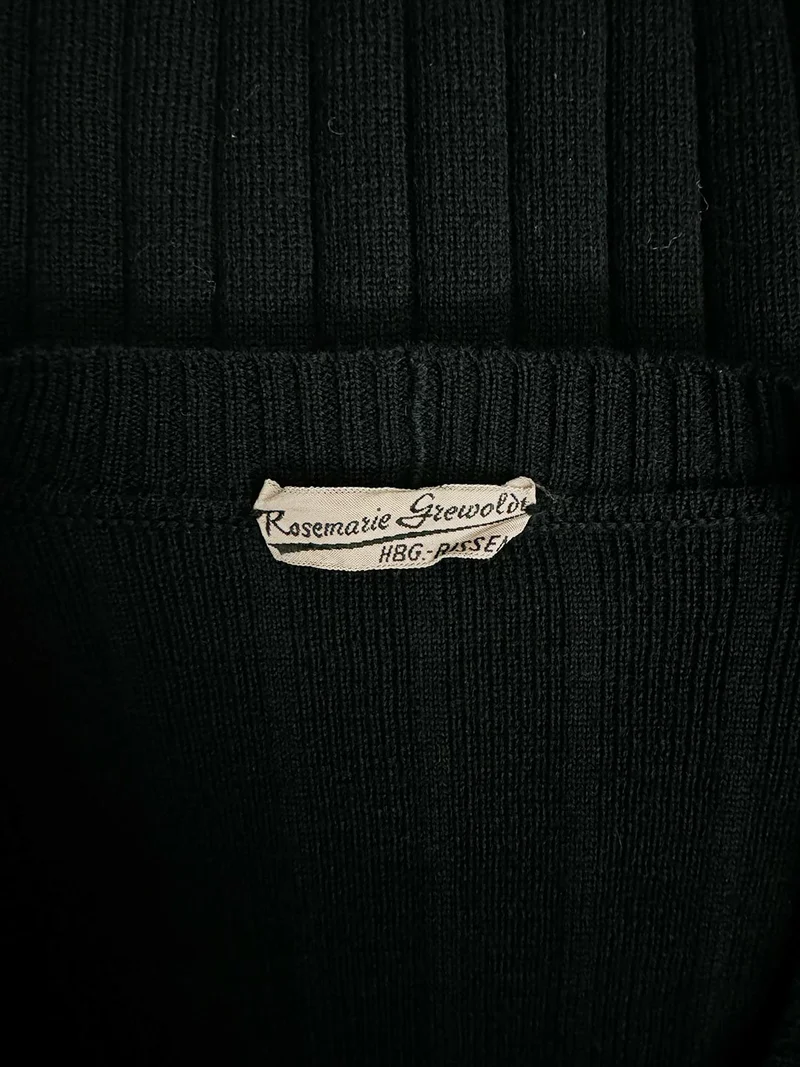 70s Cardigan Wolle XS–S