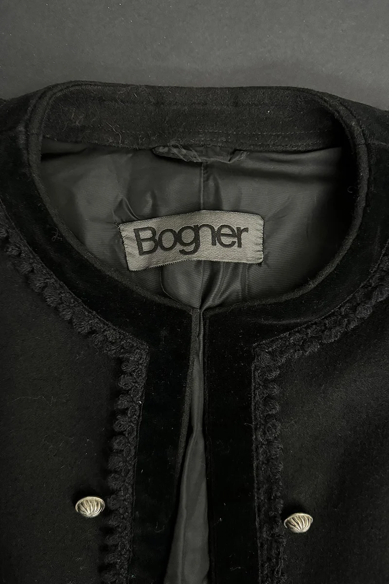 80s BOGNER Blazer Schwarz M-L