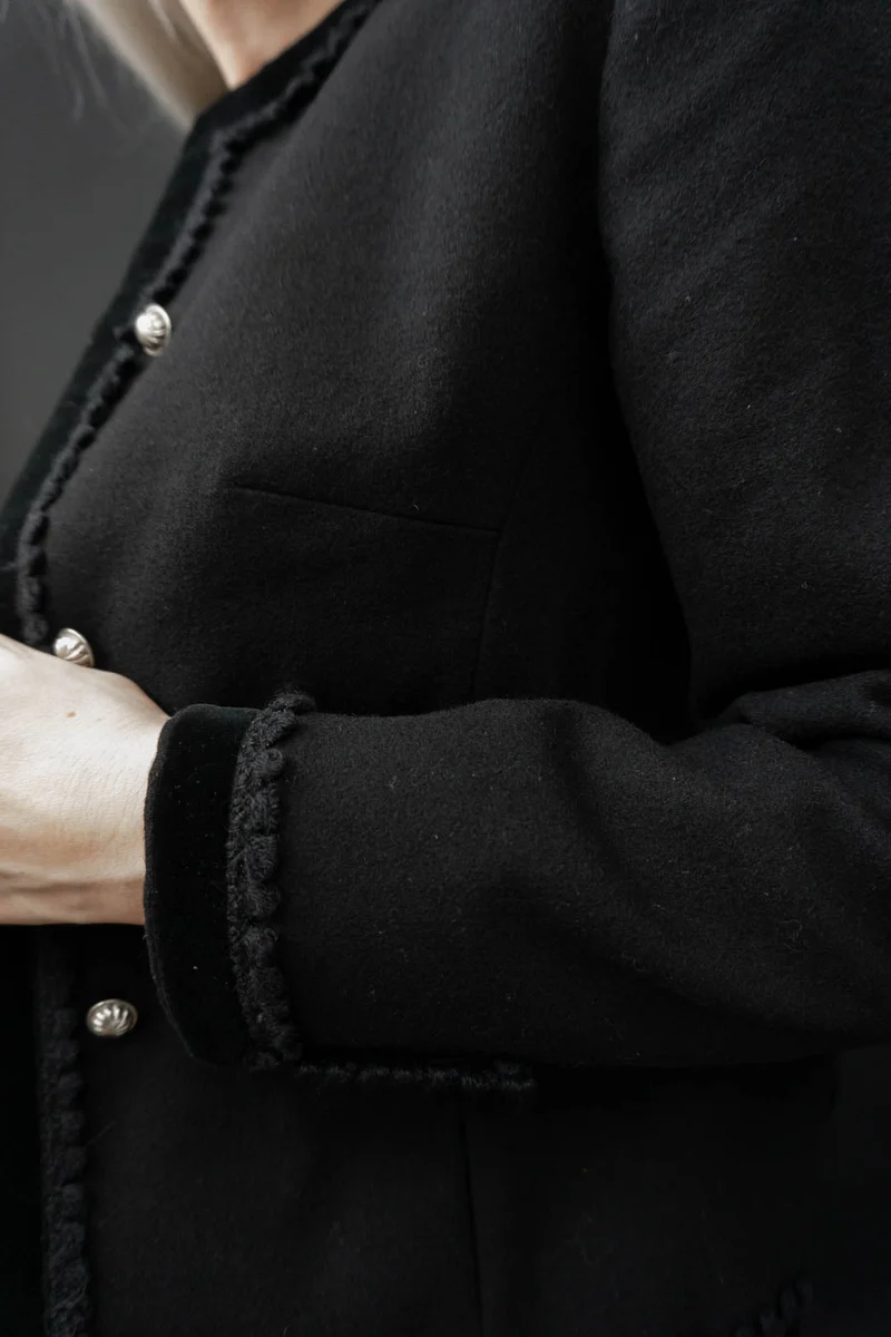 80s BOGNER Blazer Schwarz M-L