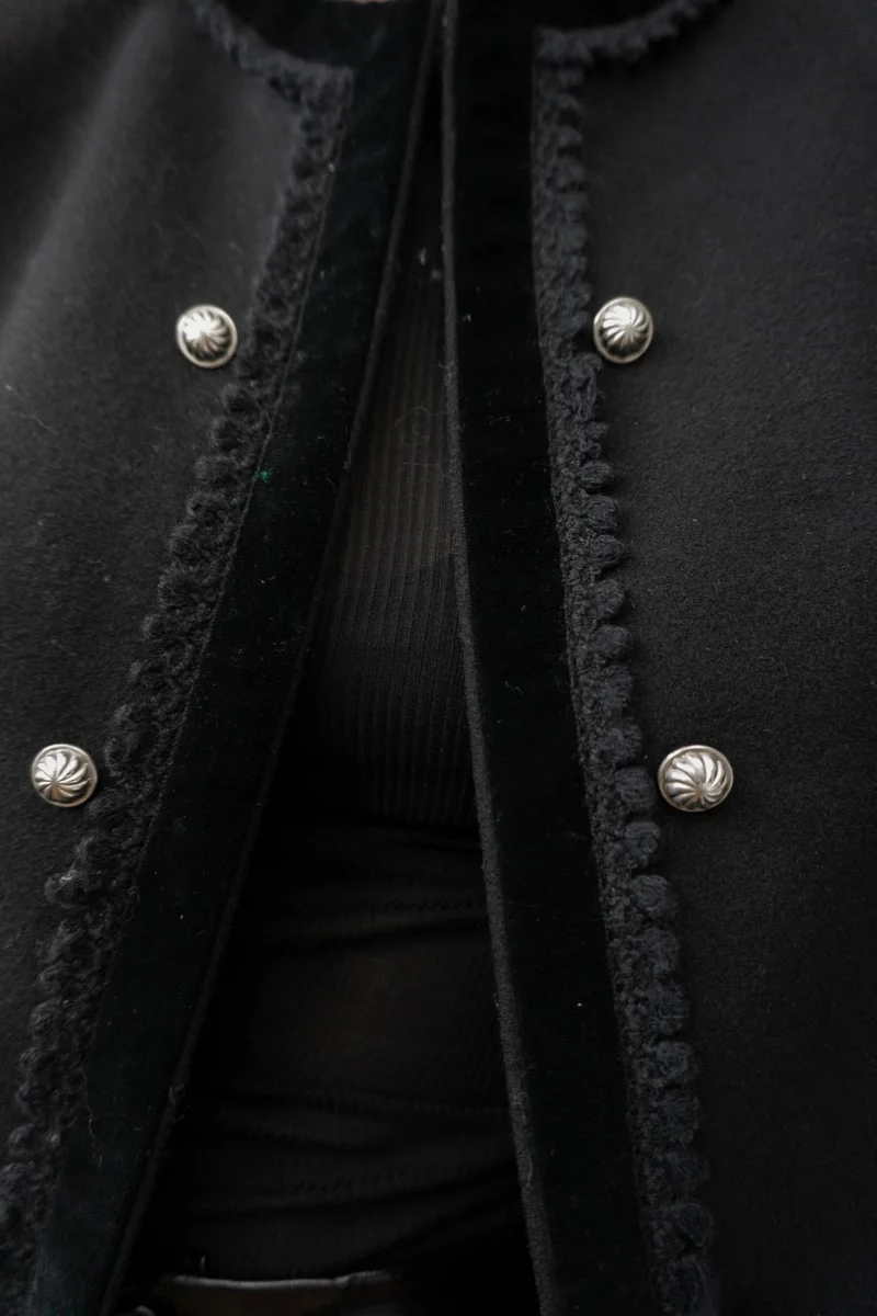 80s BOGNER Blazer Schwarz M-L