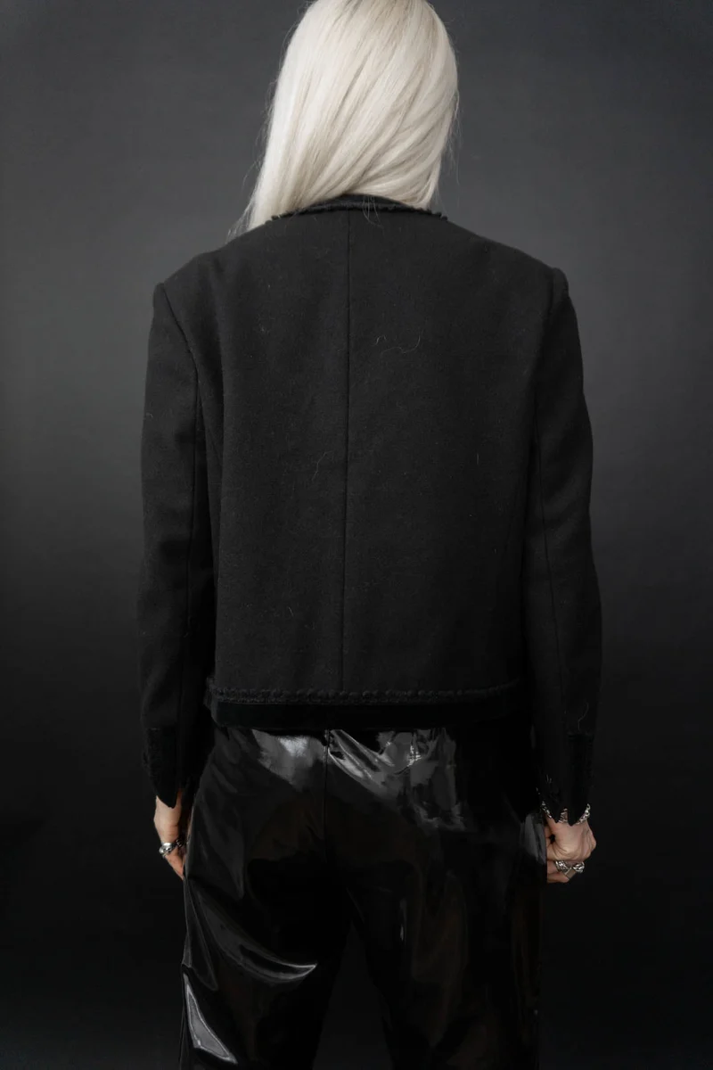 80s BOGNER Blazer Schwarz M-L