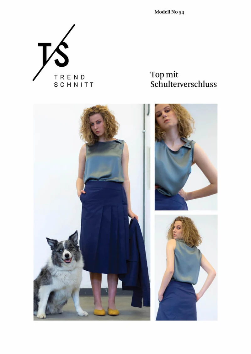 No54 Top mit Schulterverschluss