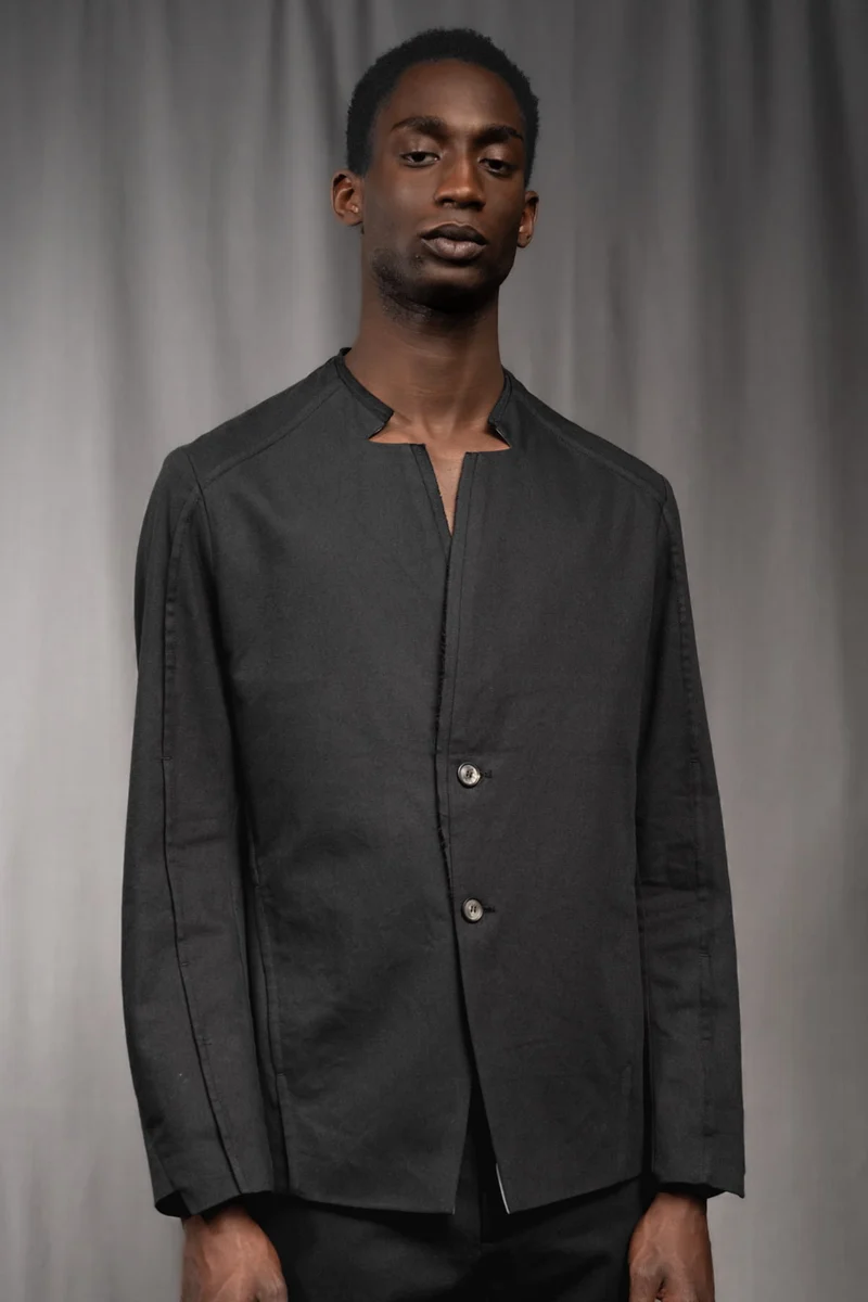 eigensinnig wien | WalQua | Schwarzer Designer Herrenanzug aus Gabardine-Baumwolle