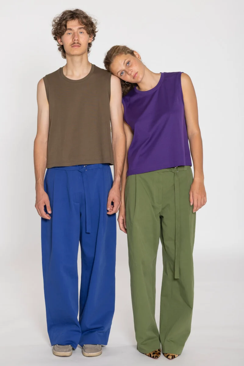 No80 Bundfaltenhose Bennet unisex