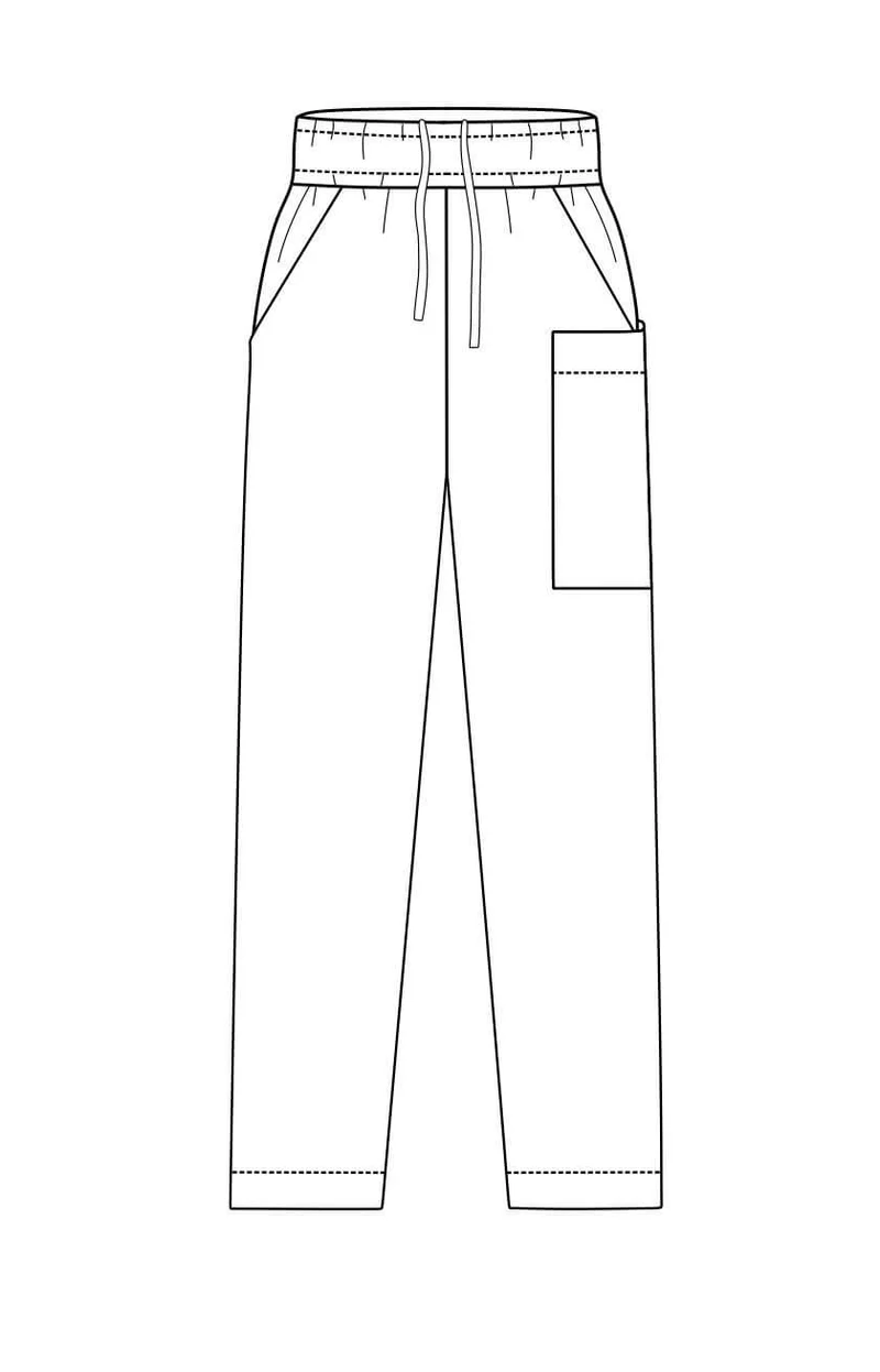 No84 Schlupfhose mit Elast + Taschen