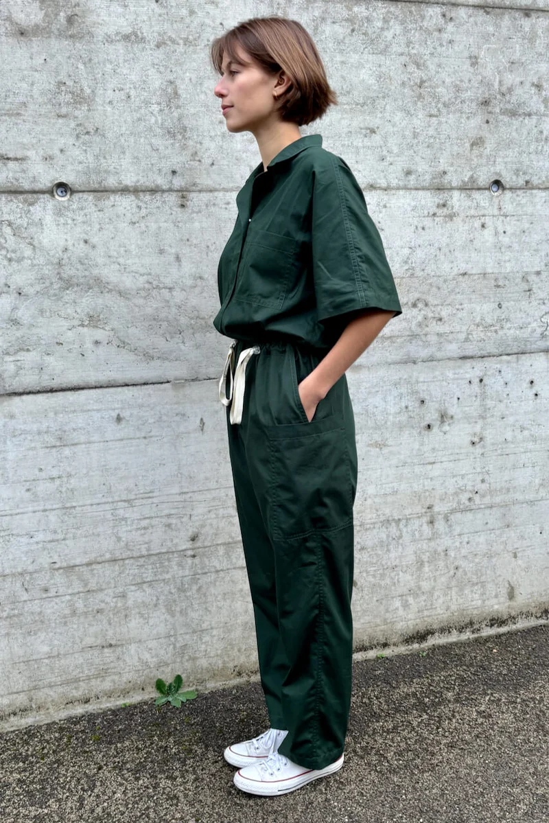 No87 Overall mit T-Ärmel + Taschen