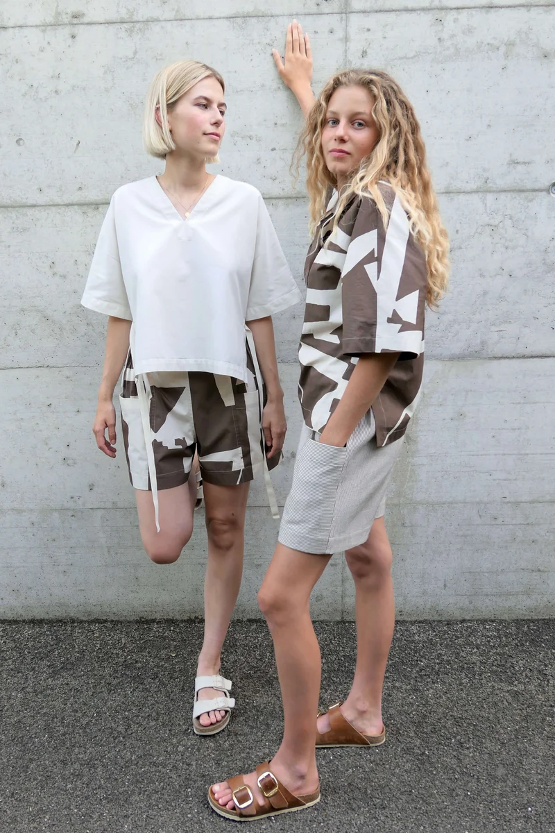 No77 Shorts mit Taschen