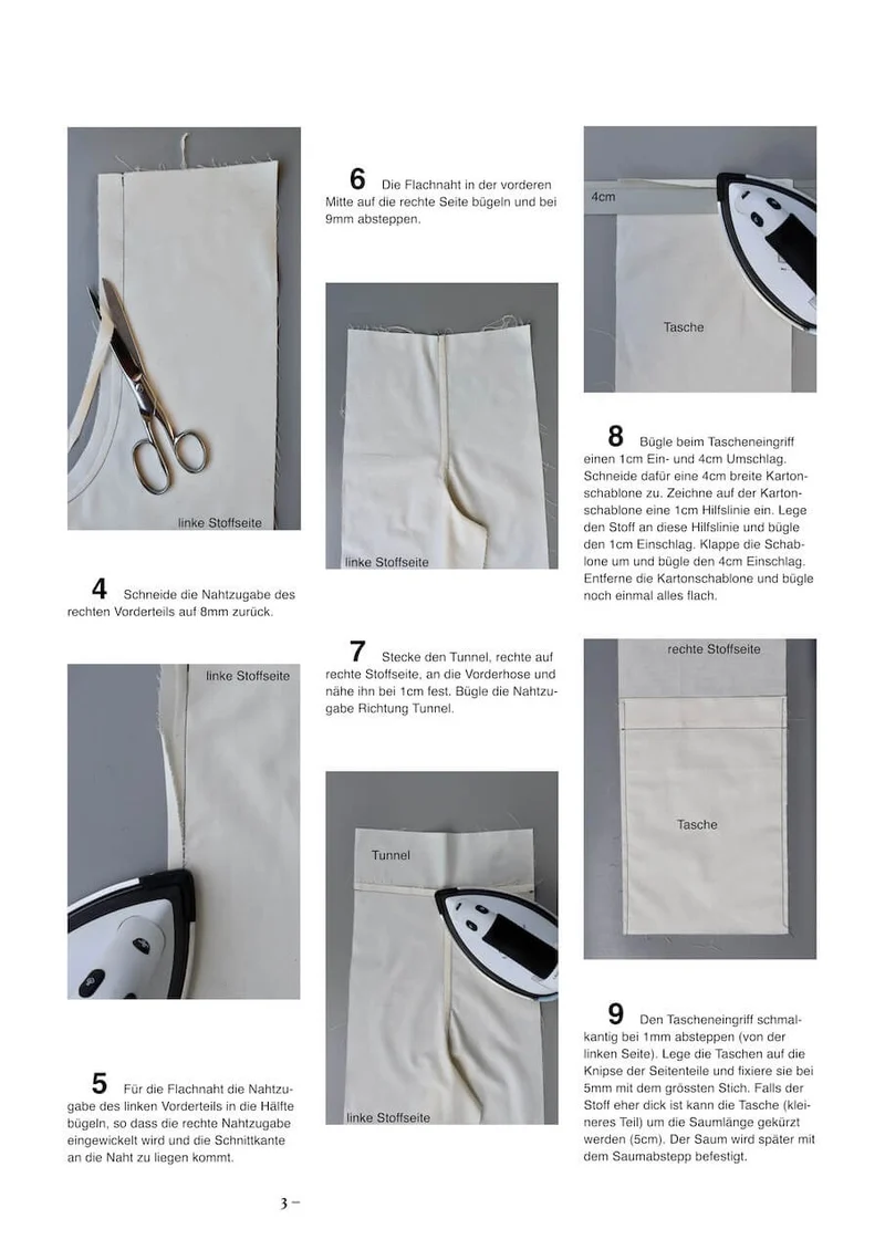 No77 Shorts mit Taschen