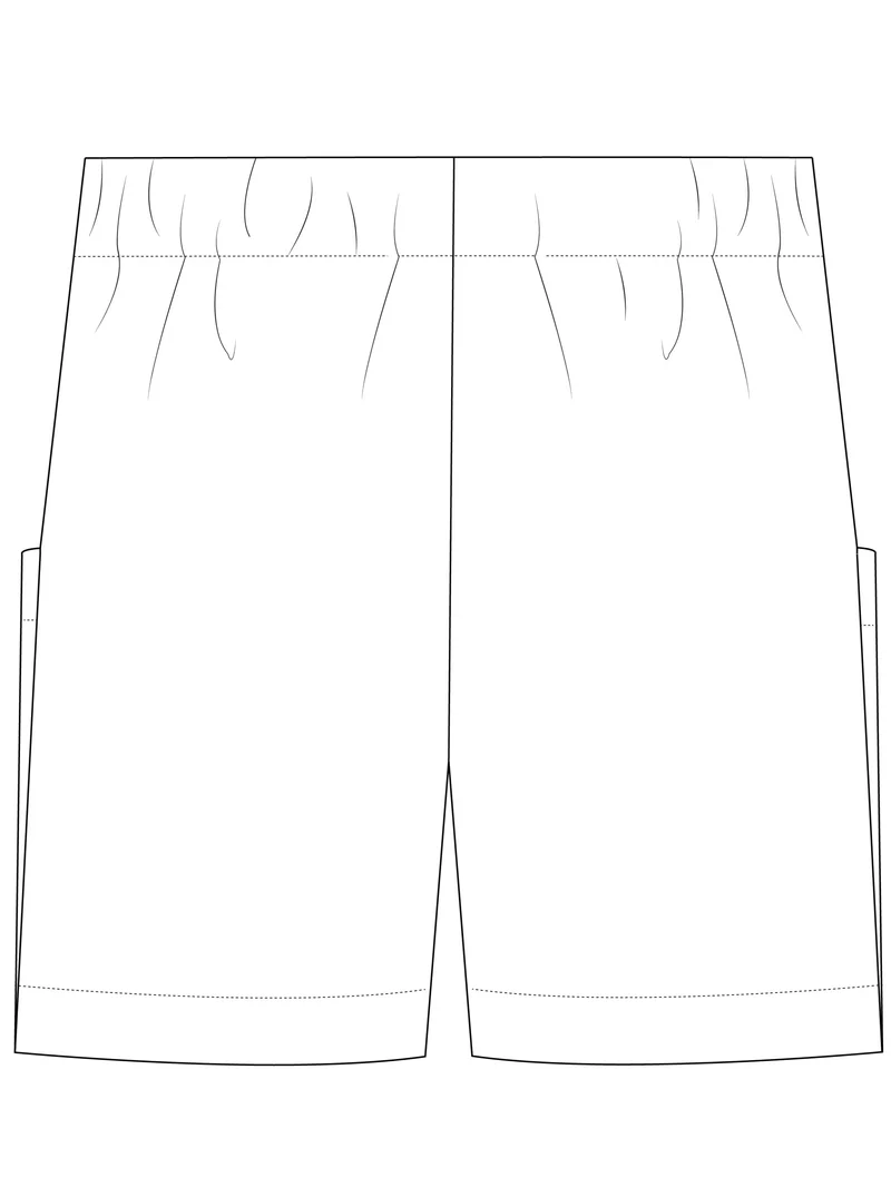 No77 Shorts mit Taschen
