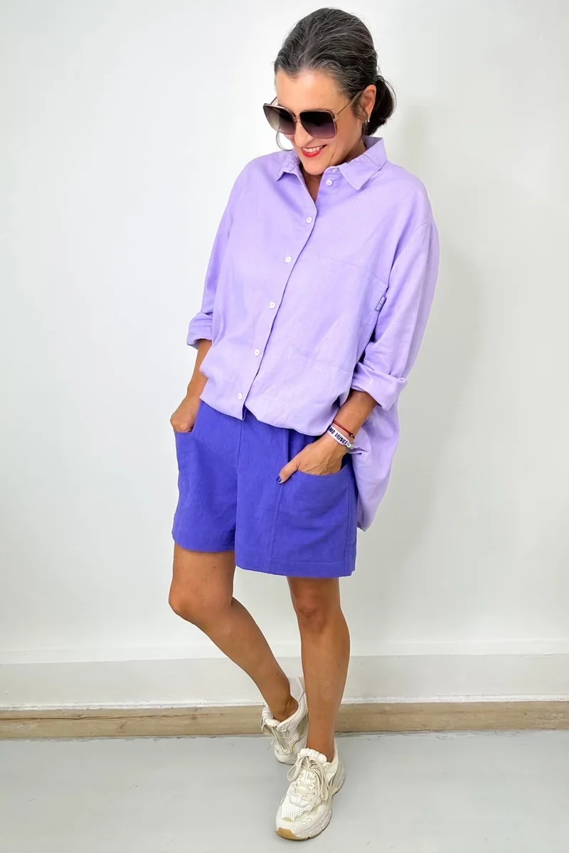 No77 Shorts mit Taschen