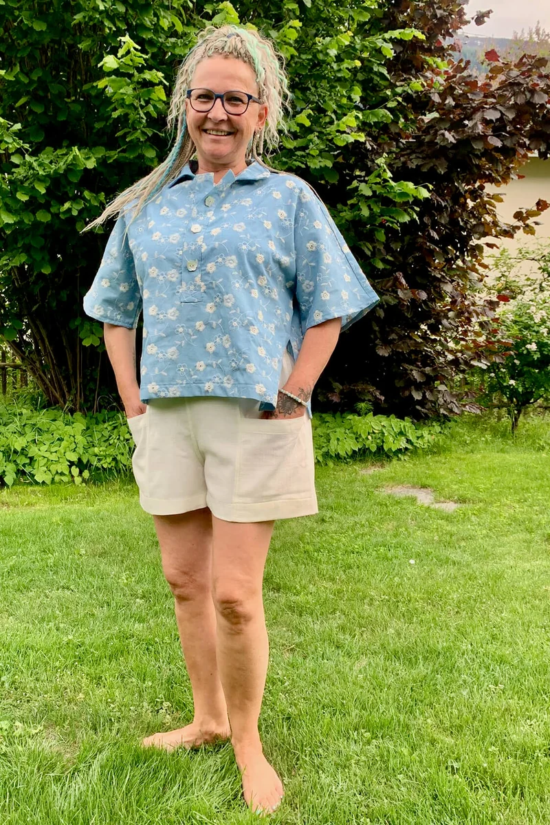 No77 Shorts mit Taschen