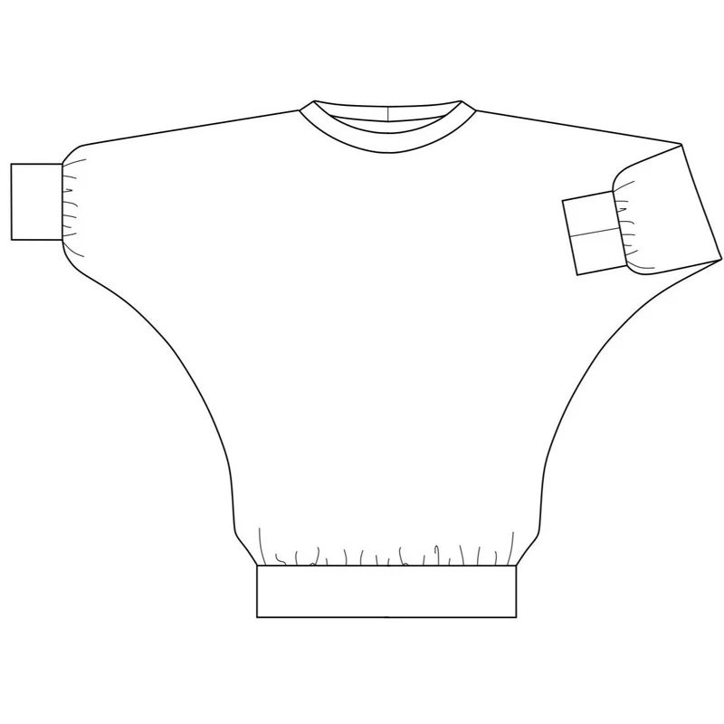 No44 Pulli mit Fledermausärmel