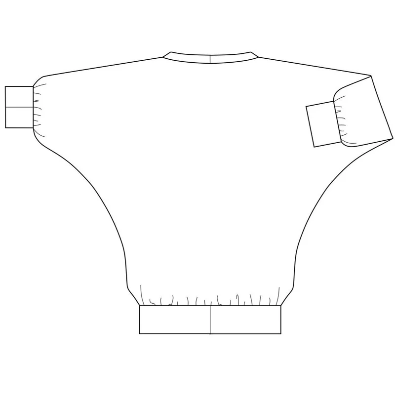 No44 Pulli mit Fledermausärmel