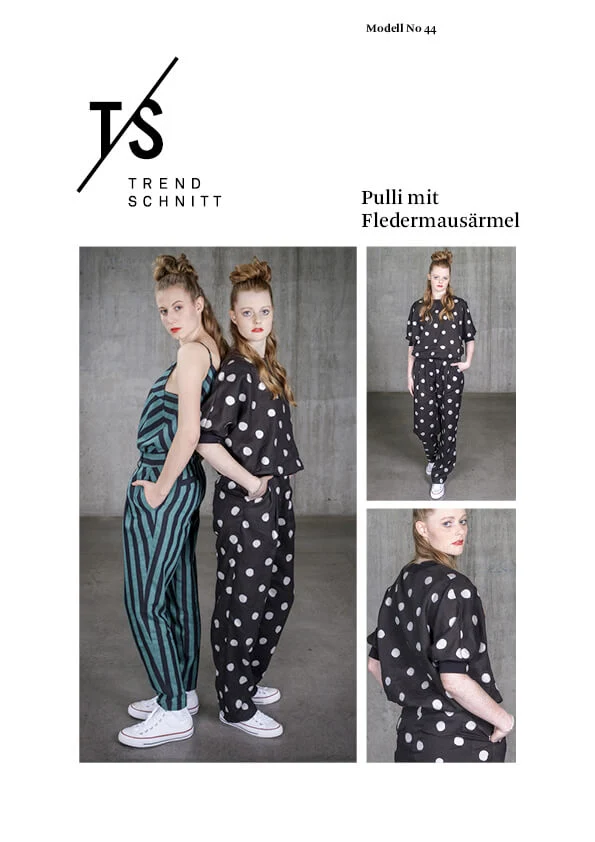 No44 Pulli mit Fledermausärmel