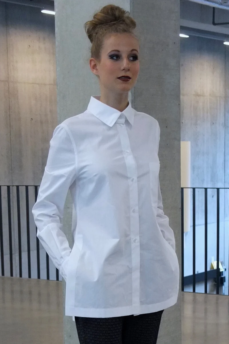No19 Bluse mit Seitenschlitzen