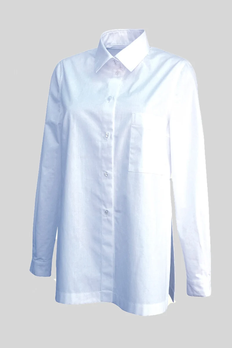 No19 Bluse mit Seitenschlitzen