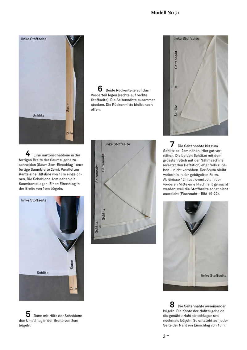No71 Rock mit Elast und Taschen