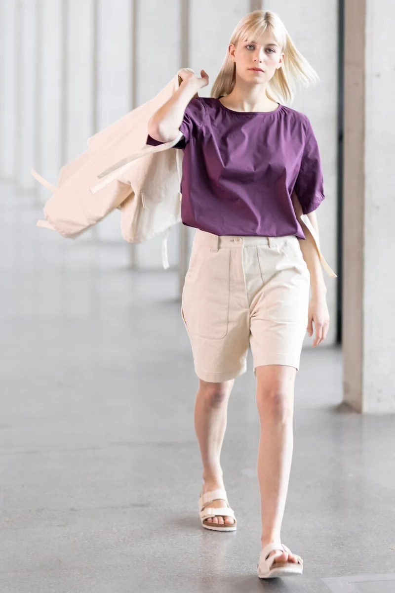 No70 Shorts mit Arbeitertaschen