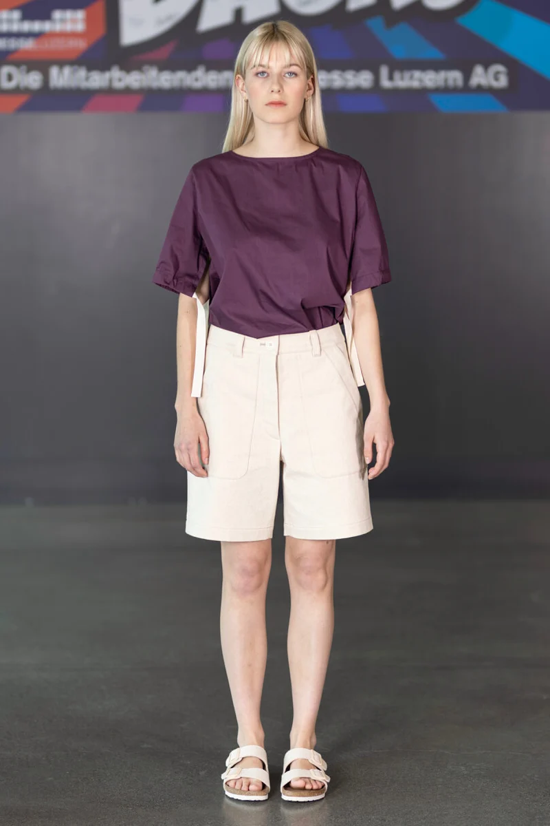 No70 Shorts mit Arbeitertaschen