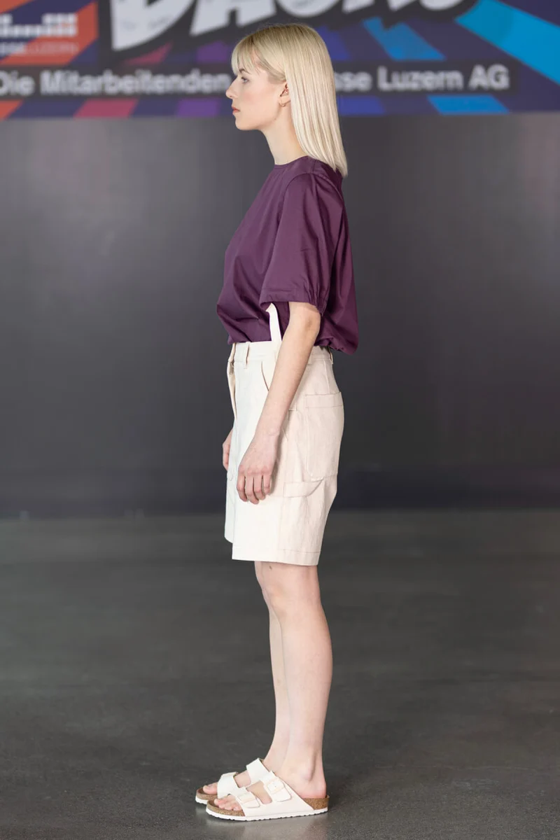 No70 Shorts mit Arbeitertaschen
