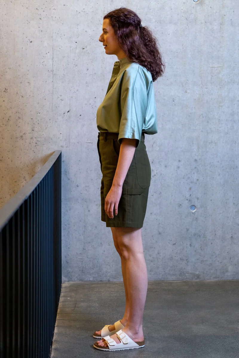 No70 Shorts mit Arbeitertaschen