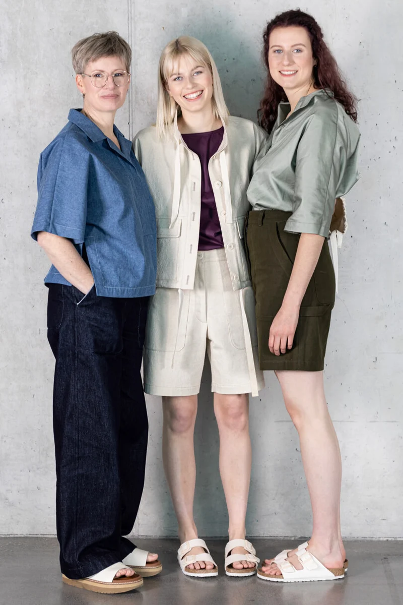 No70 Shorts mit Arbeitertaschen