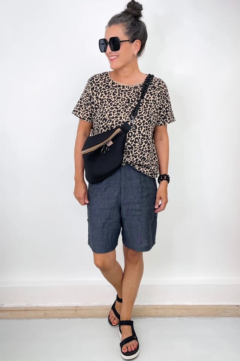 No70 Shorts mit Arbeitertaschen
