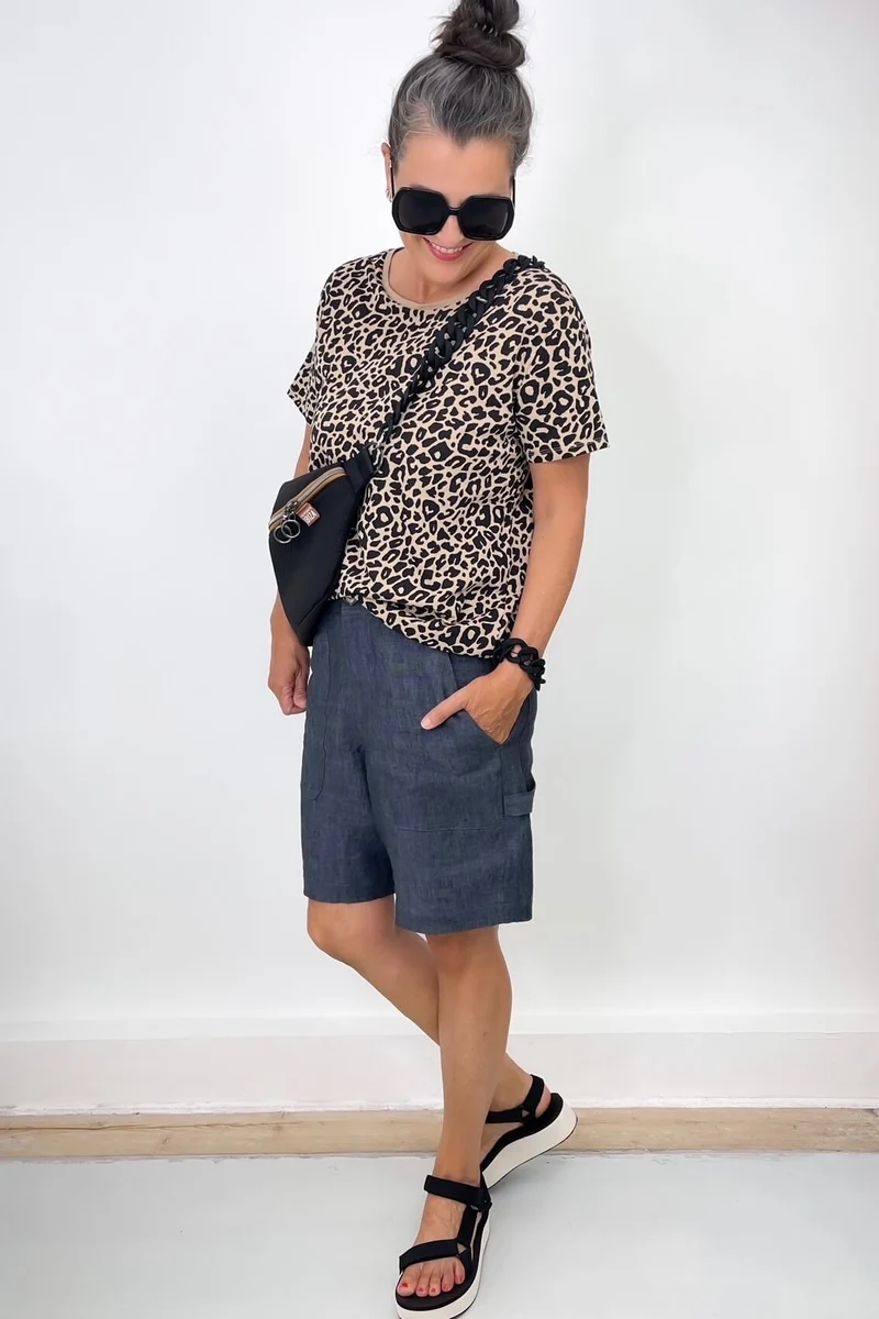 No70 Shorts mit Arbeitertaschen