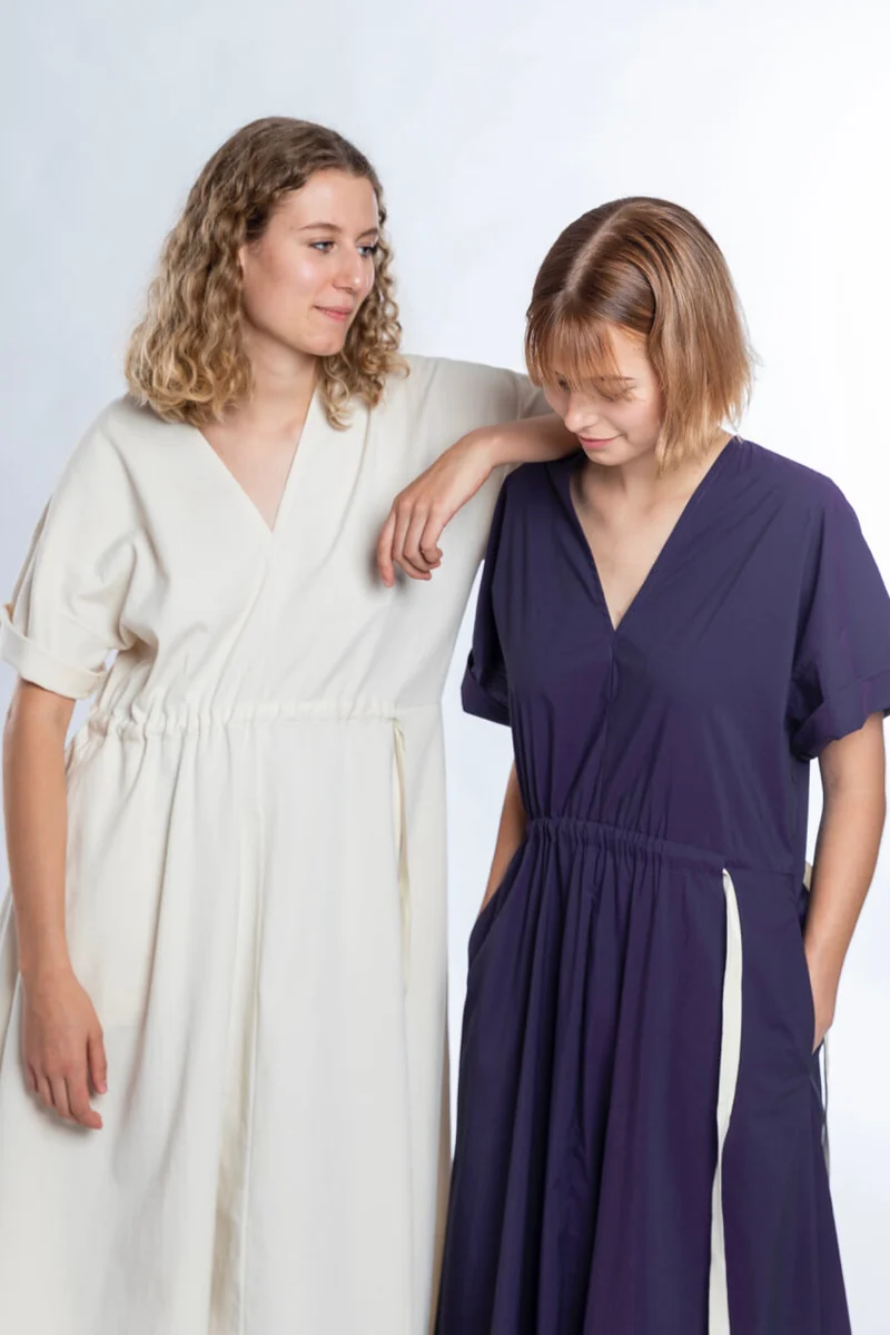No68 Kleid mit T-Ärmel und Tunnel