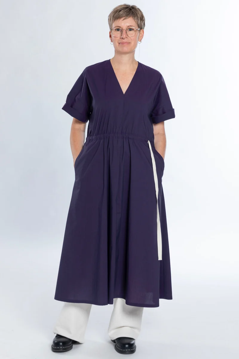 No68 Kleid mit T-Ärmel und Tunnel