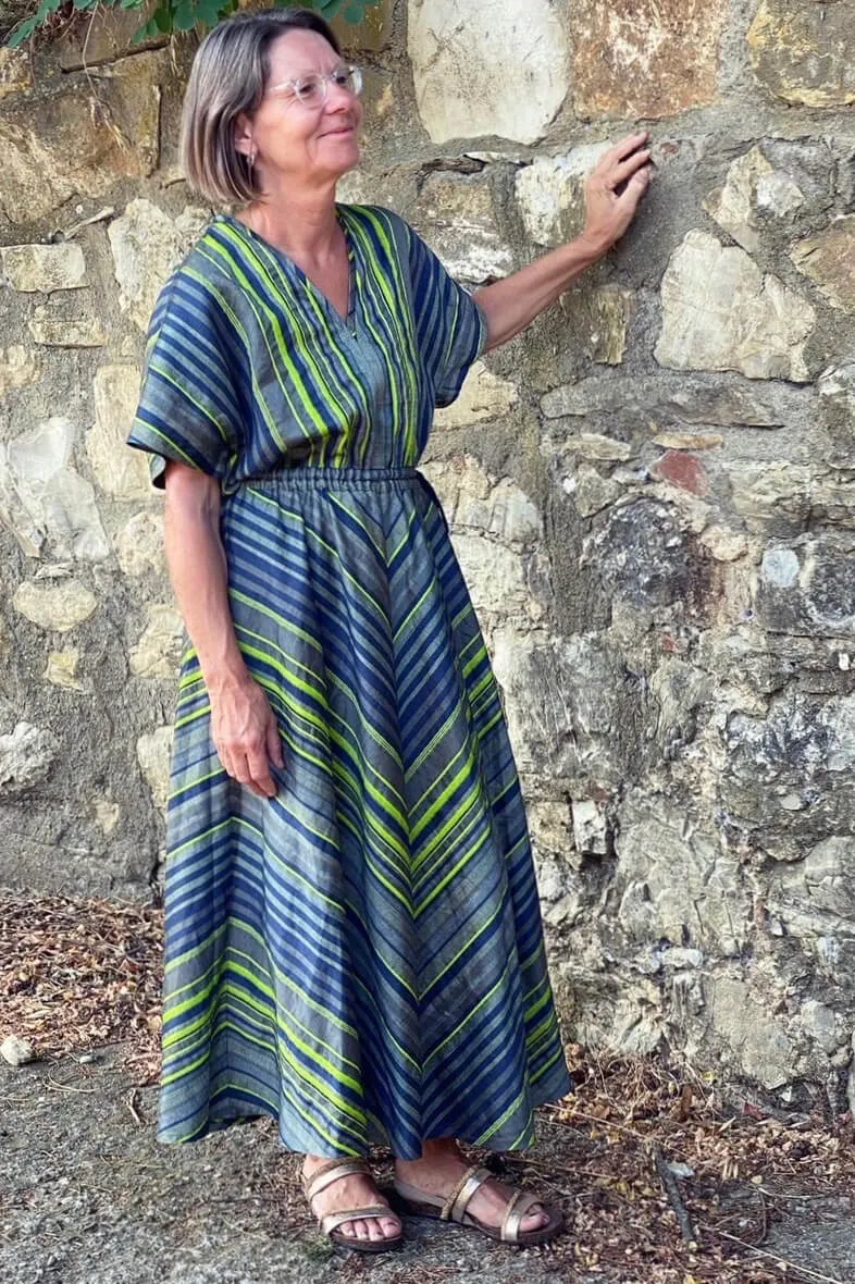 No68 Kleid mit T-Ärmel und Tunnel