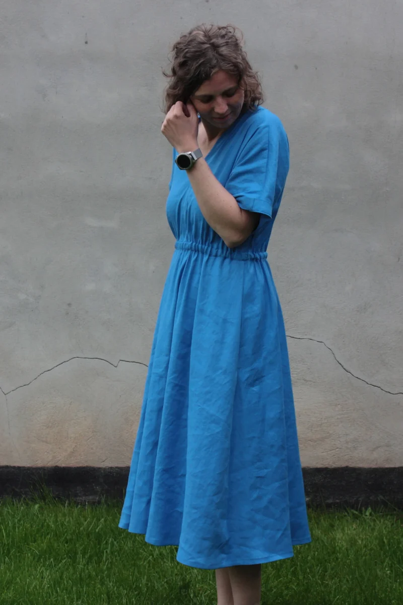 No68 Kleid mit T-Ärmel und Tunnel