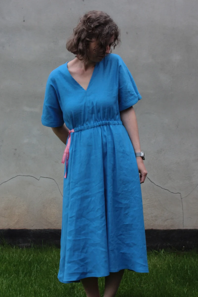 No68 Kleid mit T-Ärmel und Tunnel