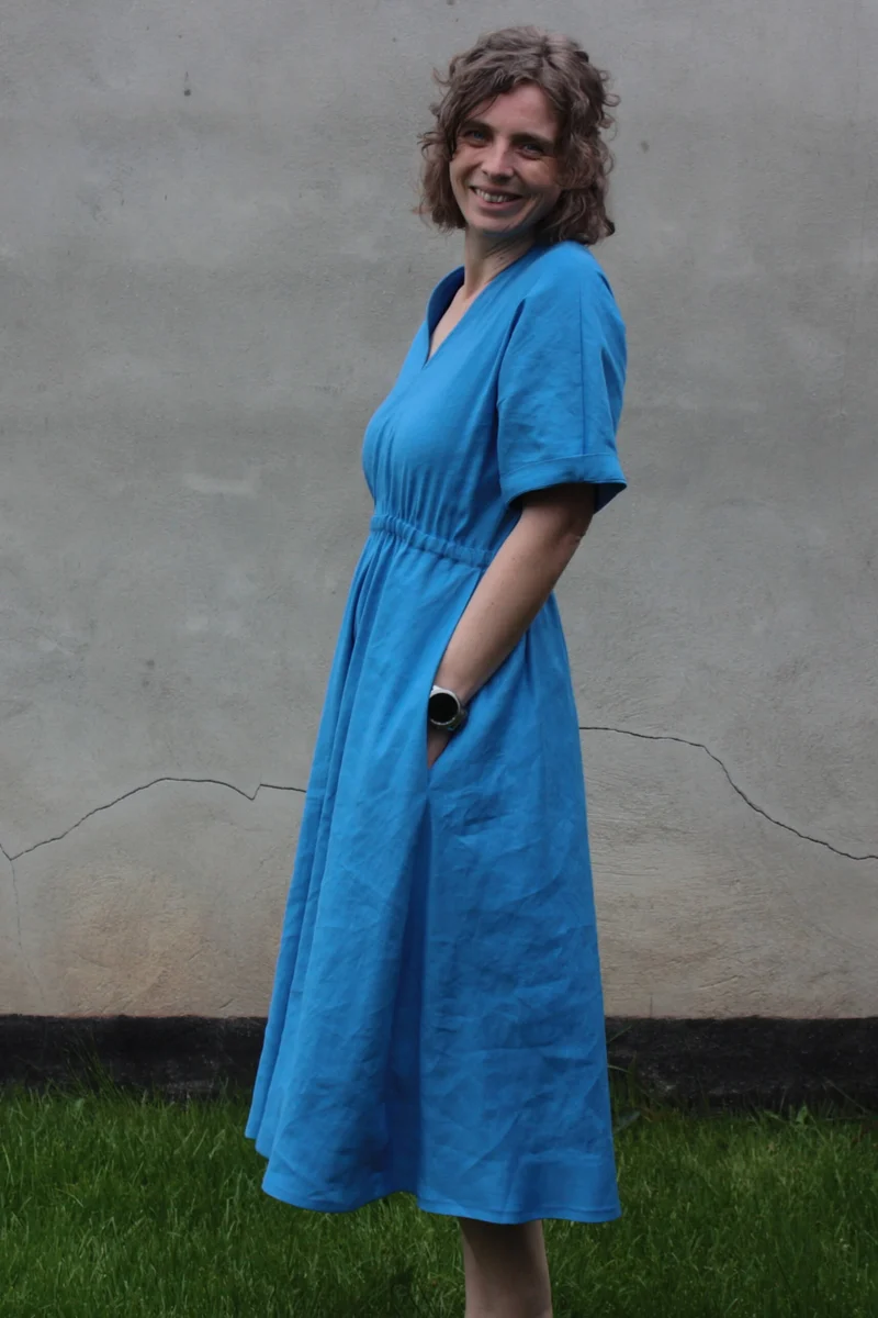 No68 Kleid mit T-Ärmel und Tunnel