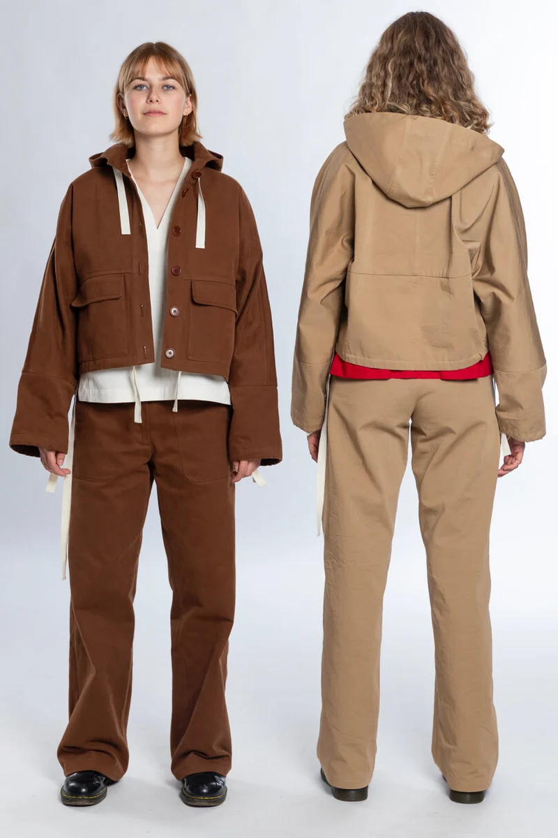 No69 Jacke mit T-Ärmel und Kapuze