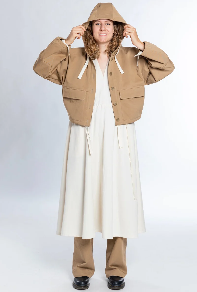No69 Jacke mit T-Ärmel und Kapuze