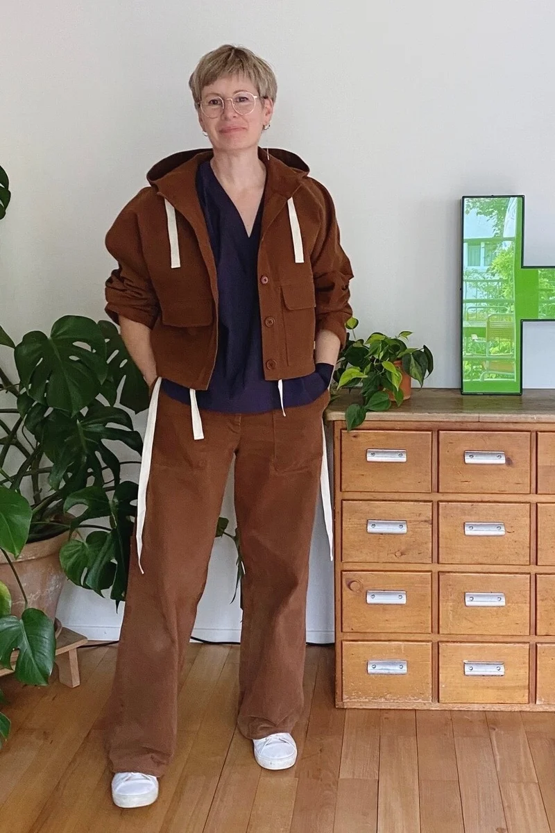 No69 Jacke mit T-Ärmel und Kapuze