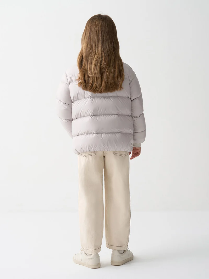 Daunenjacke Beige