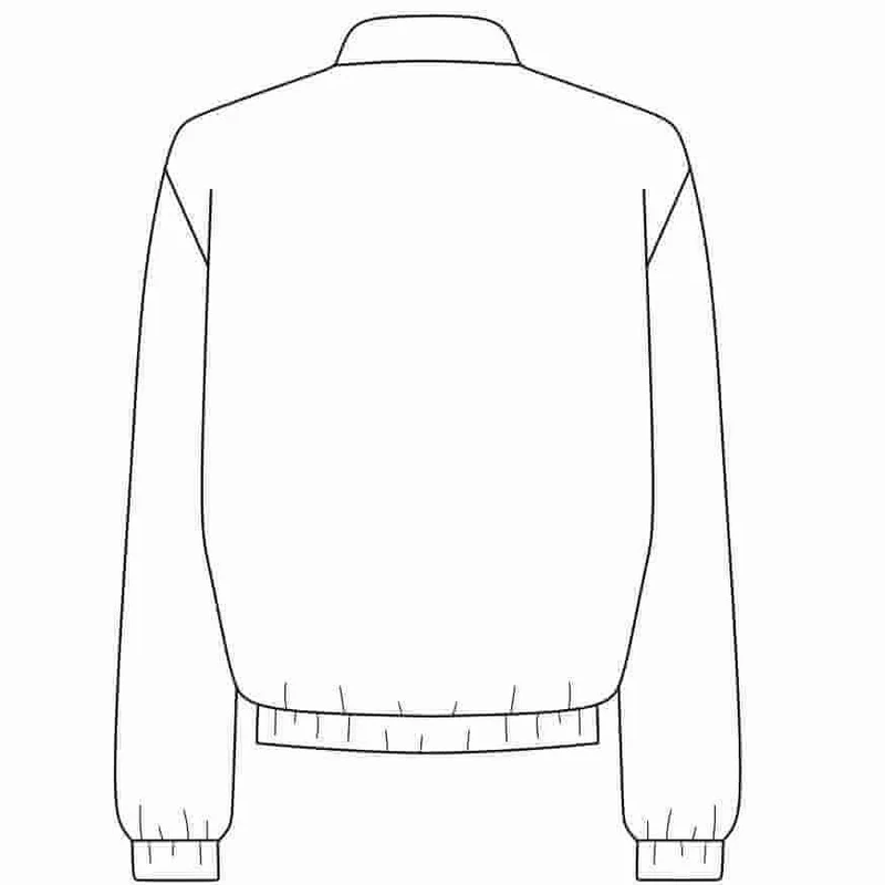 No18 Schnittmuster Bomberjacke