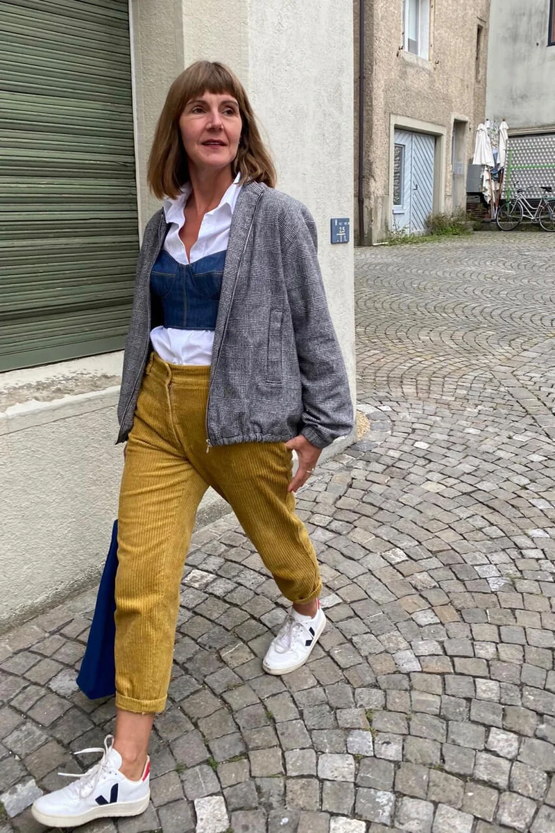 No18 Schnittmuster Bomberjacke